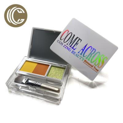 China Cos Zing High Pigment Vegan Makeup Waterproof Eyeshadow Palette Custom Private Label Glitter Eyeshadow Palette for sale