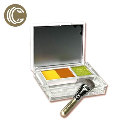 China Cos Zing Wholesale Private Label Matte Makeup Cosmetics 3 Color Waterproof Eyeshadow Palette for sale