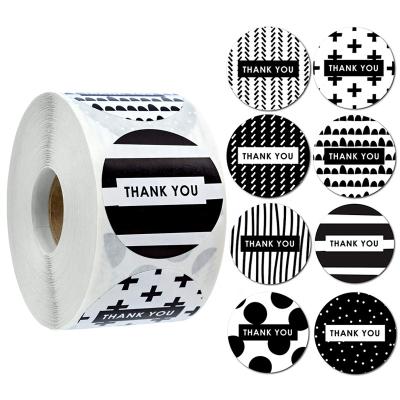 China Wholesale Custom Adhesive Waterproof Thank You Stickers Roll New, Thank You For Your Order Stickers for sale