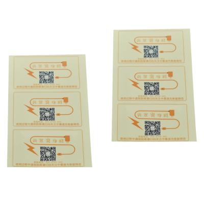 China Wholesale Custom Transparent Printing Logo Waterproof Factory Waterproof Sticker for sale