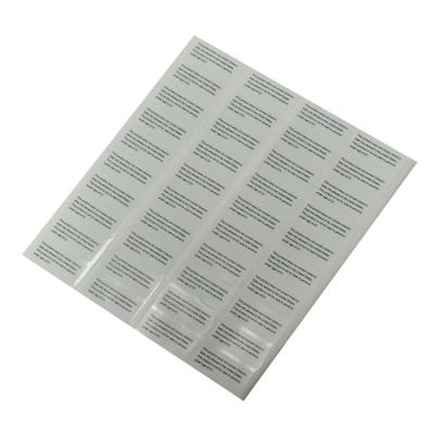 China Waterproof Well Designed Self Adhesive Packaging Printing Coated Paper Label Sticker for sale