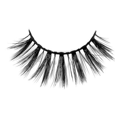 China Natural Soft Faux 3d Mink Lashes Silk Lashes Vegan Eyelashes Natural Soft Synthetic Wholesale Seller With Lashes Custom Boxes for sale