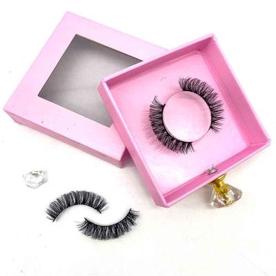 China New Design 3D Curly Fluffy Faux Curly Russian Mink Eyelashes Vendor Full Curly 100% Handmade Highlights With Custom Packing for sale