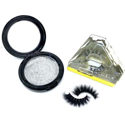 China False 3D Mink Eyelashes Reusable Cruelty Free High Quality Reusable 100% Handmade Highlights With Custom Made Packaging for sale