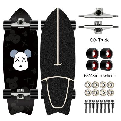 China Adult Single Kick Skateboard Surfskate Surf Completed Skateboard For Sale for sale