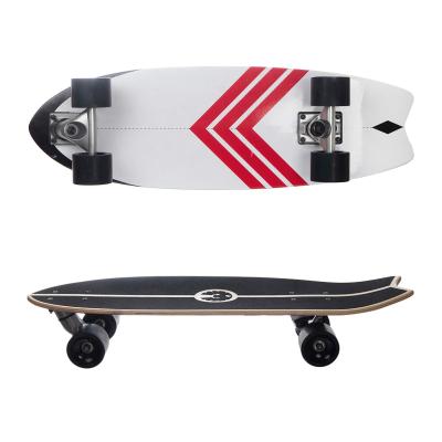 China Adult Wholesale Surfskate Single Kick Skateboard Surfskate Surf Completed Skateboard For Sale for sale