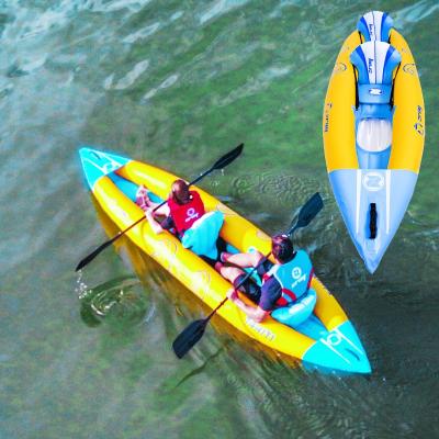 China PVC 2021 Cheap One Person Small Boat Manufacturer Portable Sit Top Single Seat China Inflatable Kayak for sale