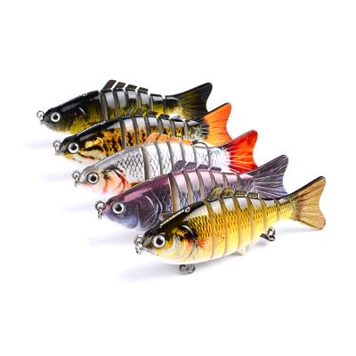 China Segment fishing lures vissen senuelos 15.5g 10cm multi jointed fishing lures 7 segment multi jointed fishing gear swimbait takles lures for sale