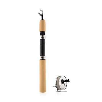 China High Quality Wholesale Glass Spot FPR Roller Ice Fishing Rod Reel Combination for sale