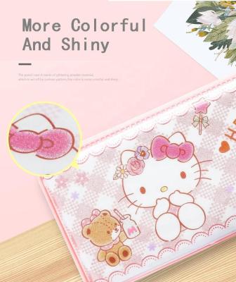 China Hotsale Multi Function Durable Glossy Product Pattern Plastic Pencil Case Box for sale