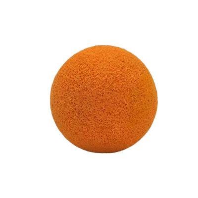 Cina Calcio di gomma naturale per la pulizia 100 mm Calcio di pulizia per tubi di cemento arancione in vendita