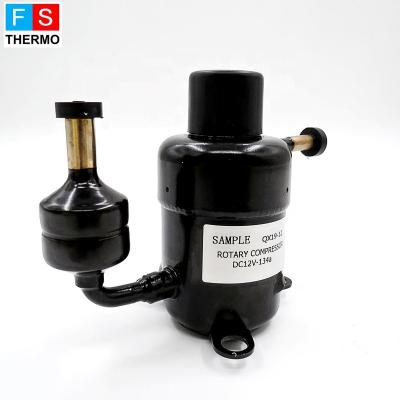 China Refrigeration parts small mini bldc dc 24v 48v rotary refrigerator compressor for miniature water chiller for sale