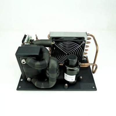 China Refrigeration Parts r290 Mini Cooling System 24v Recycling Liquid Refrigerator Unit for sale