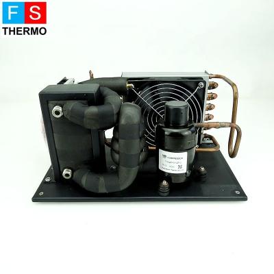 China Refrigeration Parts DC 24V 550w Mini Refrigerant Liquid Chiller Unit Manufacturers For Cold Room for sale