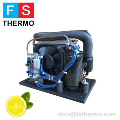 China Mini Freezer Parts 12v 24v Refrigeration Compressor Fridge Small Cooling Device for sale