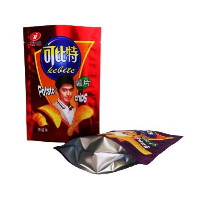 China KN PACK Matte Aluminum Foil Bags Moisture Proof Food Packaging Stand Up Pouch For Potato Chips for sale