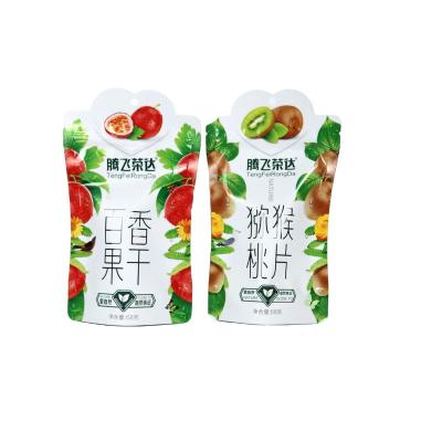 China Security Custom Plastic Bags Shaped Pouch Gravure Printing Packaging For Dried Fruit for sale