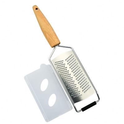 China Amazon Hot Sale Cutter Slicer Stocked Vegetable Grater For Parmesan Cheese Stainless Steel Grater for sale