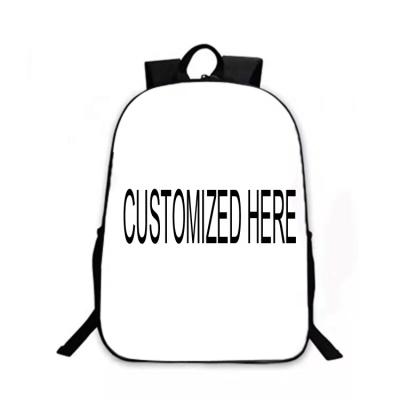 China Custom Waterproof Kids Backpack Blank Sublimation Kids Student Printing Backpack With Logo for sale