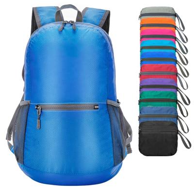 China Factory Sale Waterproof Daypack Camping Travel Expandable Rucksack Outdoor Practical Hiking Lightweight Foldable Backpack for sale