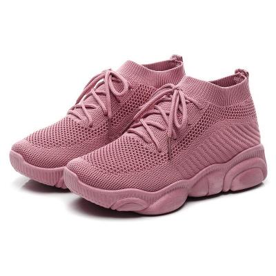 China Wholesale Custom Mesh Casual Shoes Sports Fashion Trend Women Shoes Sneakers for sale