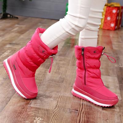 China Factory price high top plush winter long snow boots waterproof wholesale kids cotton boys casual shoes girl children for sale