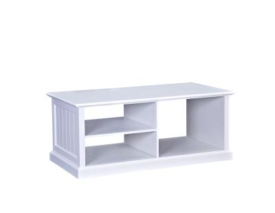 China Halifax EUROPEAN high quality rectangle wooden coffee table with matte white finishing for sale