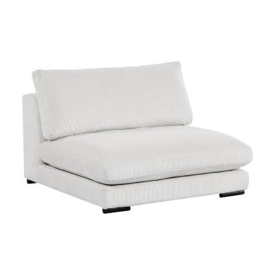 China Comfortable Hot Sale Modern Asshole Sofa--Farmhouse 103 Beidge Corduroy 1.5 Seater For Living Room for sale