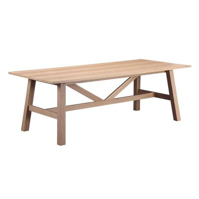 China (Other) New designer Bayview adjustable table, Material: MDF top with oak veneer and solid wood base fine sanded color for home furniture for sale