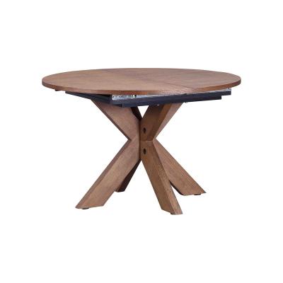 China (Other) Adjustable hot sale Bayview table, Material: MDF top and base with oak veneer in smoke oak color for home furniture for sale