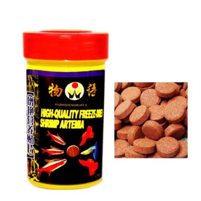 China Small medium tropical fish flake feed various good quality fish food viable ornamental guppies goldfish for sale