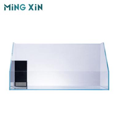 China Sustainable Ultra White Tank Aquarium Customized Net Ultra White Glass Aquarium for sale