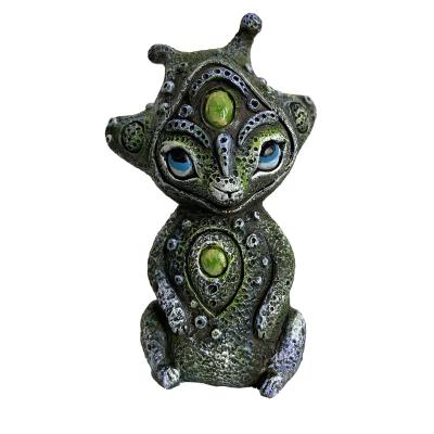 China Antique Imitation Wholesale price three eyed aliens & four horns artware excellent design artware for sale