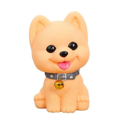 China Cute Cartoon 2021 Wholesale Customized doggy lovely piggy bank soft pvc for sale