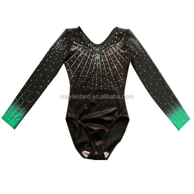 China 2020 Rhinestone Shade Dancer Tights 2020 Latest Competition Professional Cheap Dance Tights Gymnastics Multicolor Dancer Tights for sale