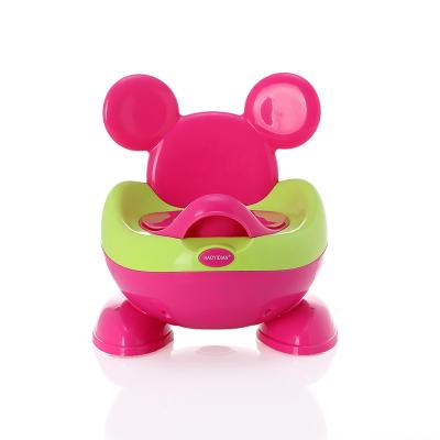 China New Plastic Plastic Comfortable Children's Best-Selling Toilet with Cartoon Mouse in Shape Cute Baby Toilet for Child Potty for sale