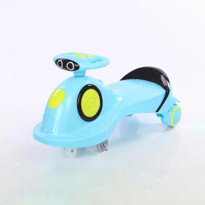 China Ride On Toy 360 Degree Rotating Mute Car 2022 Swing Wheels Happy Electric Car Chinese Cast Iron Toy for sale