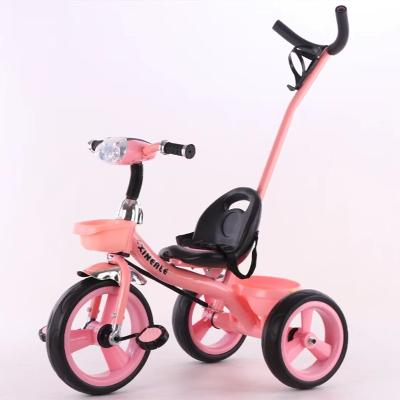 China Ride on Toy Wholesale sales of high quality plastic, iron frame baby tricycle children's tricycle beautiful for sale