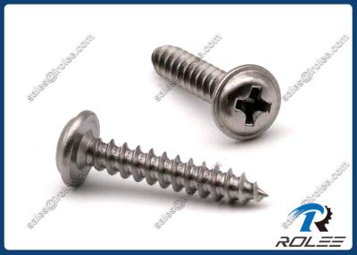 China 304/316/410/18-8 Stainless Steel Slotted Oval Head Sheet Metal Screw for sale