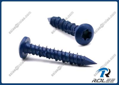 China Blue Ruspert 410 Stainless Steel Torx  Drive Pan Head Concrete Screw for sale