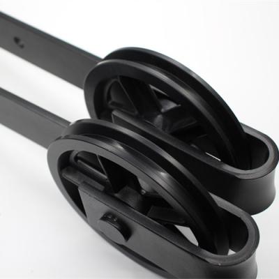 China Modern Promotional Custom Hardware Sliding Door Roller Rail Guide Hangers Accessories for sale