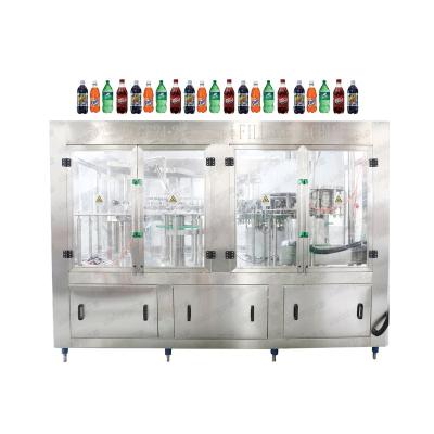 China Carbonated Beverage Soft Drink Pet Bottle Filling Machine Line for sale