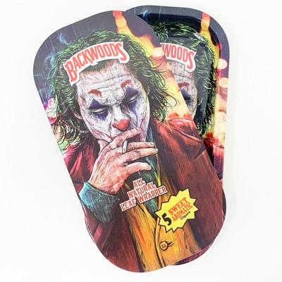 China weed tray custom logo Popular Design Hot Selling Good Quality Tin Herb Trays Weed Rolling Tray with magnetic lid for sale