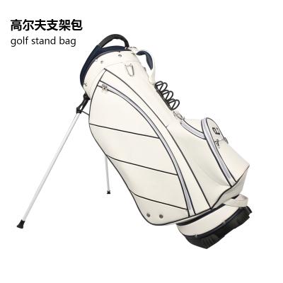 China Outdoor Customized Leather Golf Activity Factory Price Logo PU Golf Rack Adult Bags for sale