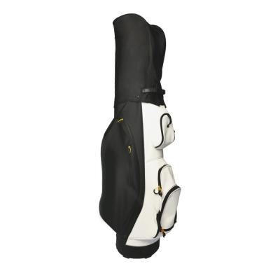 China Outdoor Golf Manufacturer PU Leather Golf Cart Bag for sale