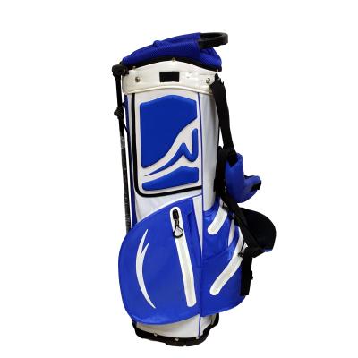 China Lightweight Golf Stand Bag Blue Waterproof Stand Bag for sale