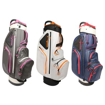 China Outdoor Activity Wholesale Golf Bags Nylon PU Golf Sports Cart Custom Bags for sale