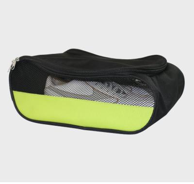 China Polyester Wholesale Price Golf Shoe Bag Travel Home Storage Dustproof Breathable Golf Shoe Bag for sale