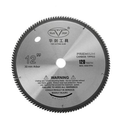 China Long Working 305mm TCT 120T Saw Blade For Aluminum Carbide Cutting Circular Saw Blade For MDF Cutting for sale