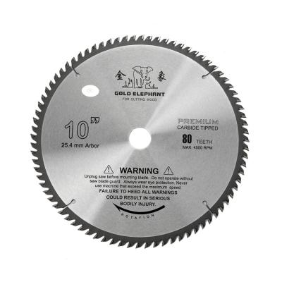 China Thermal Resistance 250mm Premium Quality 80T Carbide Tipped Wood Saw Blade For DIY Use for sale